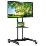 PERLESMITH Mobile TV Stand 32-75" TV, 99lb