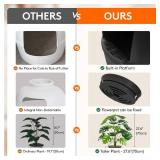 Lifewit Cat Litter Box with Filter, Black