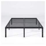 JETO Metal King Bed Frame 14" with Storage