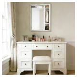 Wood Wall Mirror 24x32, Rustic Frame
