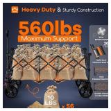 Green 48" Folding Wagon, 560lb, All-Terrain