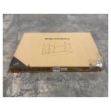 Lufeiya Desk with File Drawers, 47" Gray