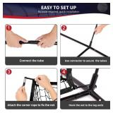 BAGAIL 7x7 ft Baseball/Softball Net with Tee
