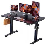 ErGear Adjustable Standing Desk, 48x24 Black