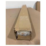 Exquisite Ivory Plastic Table Cover 40" x 300