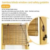 XIUXIU Bamboo Roller Shades G32 74" H, G
