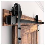 Winsun 6ft Sliding Barn Door Kit, Black