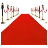 Red Carpet Runner 3x10 ft   Non-Slip Rug