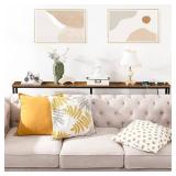 HOOBRO Slim Console Table with Outlets