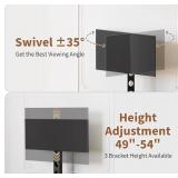 JUSTOGO TV Stand with Mount & Power Outlet