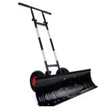 Best Choice 36in Snow Pusher w/ Wheels