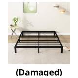 DiaOutro 7" Queen Bed Frame, Heavy Duty, Black