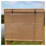 XIUXIU Bamboo Roller Shades 48" H