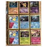 Lot of Pokemon Trading Cards Featuring Including Houndoom, Kadabra, and Swampert