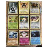 Lot of Pokemon Trading Cards Featuring Including Houndoom, Kadabra, and Swampert