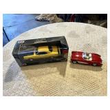 Motor Max 1969 Dodge Coronet Super Bee and Maisto Corvette
