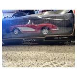 1961 Chevrolet Impala SS and 1959 Corvette Model Cars