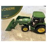 John Deere Welcome Sign and Model Tractors