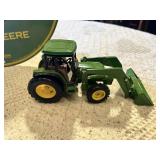 John Deere Welcome Sign and Model Tractors