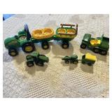 John Deere Toy Tractor Toys including Small Tractors and Attachments