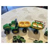 John Deere Toy Tractor Toys including Small Tractors and Attachments
