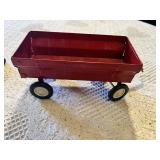 ERTL Red Toy Wagon, Small Red Tractor and Wagon