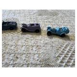 Tootsietoy Vintage Diecast Cars Including Dragster, Convertible, Sedan, and More
