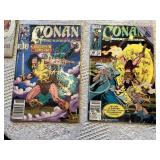Marvel Comics featuring Conan the Barbarian and The Knights of Pendragon Comic Books Lot