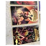 Marvel and Dark Horse comic books including titles like "Get Fury", "Emma Frost White Queen", "Fantastic Four Fanfare", and "Headless Horseman" comics