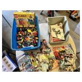 Huge lot of LEGO Classic Building Set, Meccano Tech Meccasaur, and LEGO Club Magazines