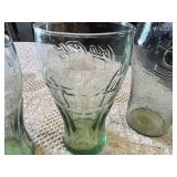 Coca-Cola Collectible Lot including Framed Polar Bear Prints, Several Collector Glasses, Bottle Opener