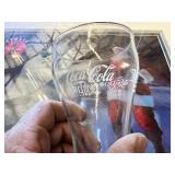Coca-Cola Collectible Lot including Framed Polar Bear Prints, Several Collector Glasses, Bottle Opener