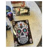 Zombie and Day of the Dead Halloween Accessories, Skull Decor, and Makeup Kits Lot