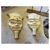 Various Tribal and Cultural Decorative Masks and Figurines - 2-4" or so