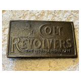 Colt Revolvers Brass Belt Buckle