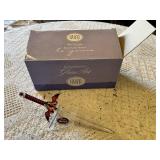 Glass Baron Handcrafted Glass Art Sword
