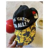 Pokemon Poke Ball Coin Bank and Pikachu Cap