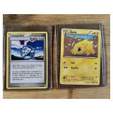 Lot of 2 Pokemon Trading Cards Including Joltik and Bubble Coat Trainer