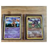 Lot of 2 Pokemon Trading Cards Featuring Deoxys and Aerodactyl