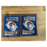 Lot of 2 Pokemon Trading Cards Featuring Deoxys and Aerodactyl