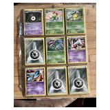 Lot of 18  Pokemon Trading Cards featuring Latias, Latios, Kyogre, and Pikachu.