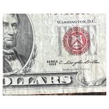 U.S. 1963 Five Dollar Bill Red Seal
