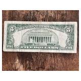 U.S. 1963 Five Dollar Bill Red Seal