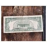 Series 1963 United States Red Seal Five Dollar Bill
