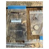 Collection of Foreign Coins and Currency Notes including Danish Coin, Bahama Coin, Japanese Occupation Note