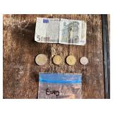 Euro and Argentine Peso Currency