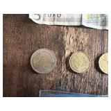Euro and Argentine Peso Currency