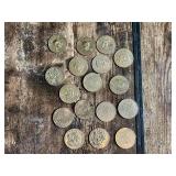 Pirate Themed Novelty Coins Including Gold Doubloon and Buried Treasure