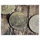 Pirate Themed Novelty Coins Including Gold Doubloon and Buried Treasure