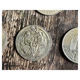 Pirate Themed Novelty Coins Including Gold Doubloon and Buried Treasure
